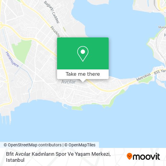 Bfit Avcılar Kadınların Spor Ve Yaşam Merkezi map