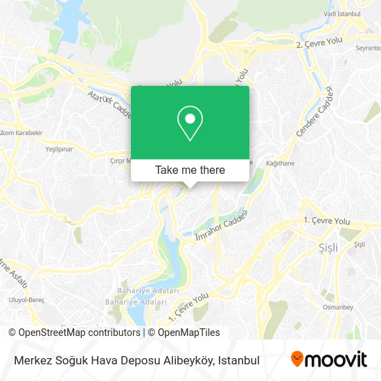 Merkez Soğuk Hava Deposu Alibeyköy map