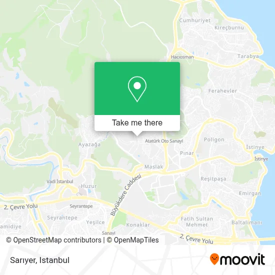 Sarıyer map