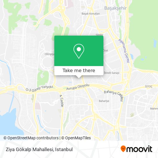 Ziya Gökalp Mahallesi map