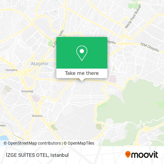 İZGE SUİTES OTEL map