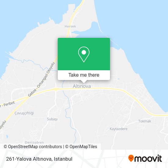 261-Yalova Altınova map