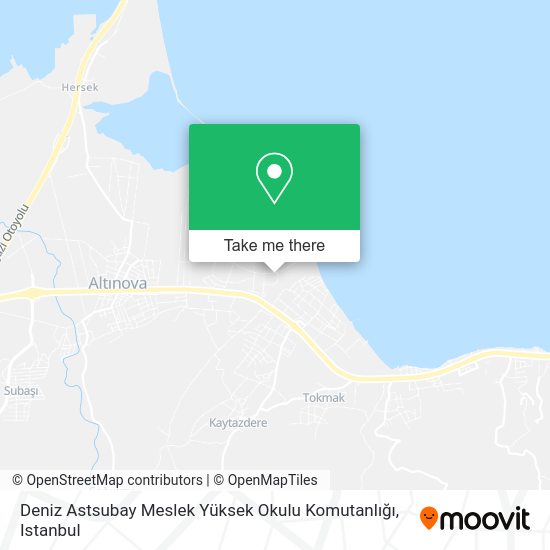 Deniz Astsubay Meslek Yüksek Okulu Komutanlığı map