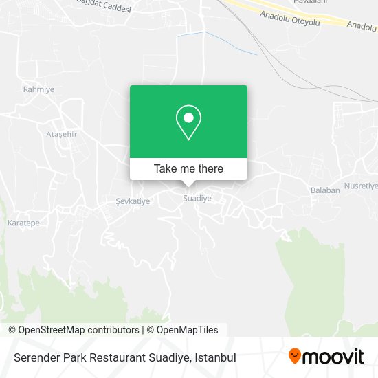 Serender Park Restaurant Suadiye map
