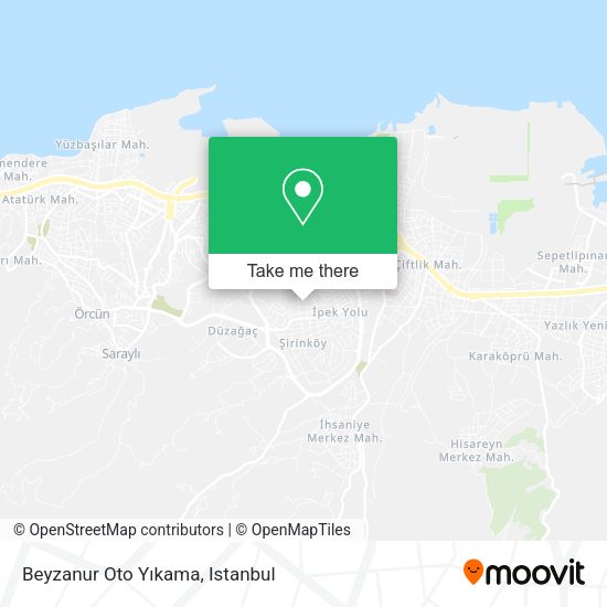 Beyzanur Oto Yıkama map