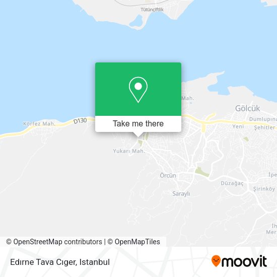 Edırne Tava Cıger map