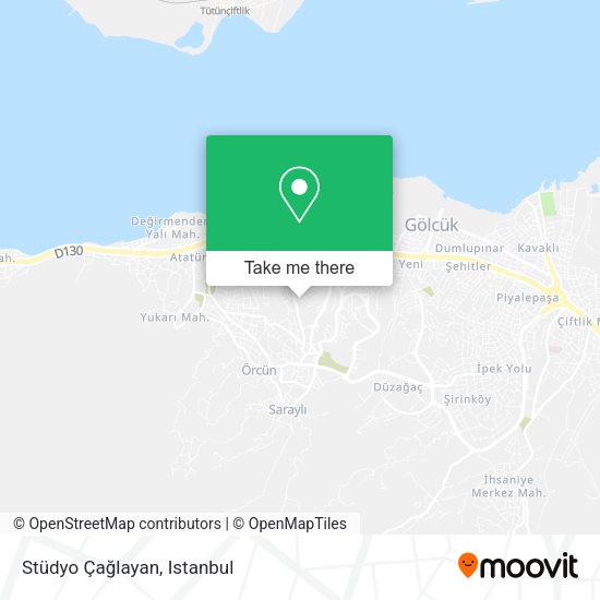 Stüdyo Çağlayan map