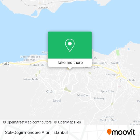 Sok-Degırmendere Altın map