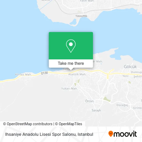 Ihsaniye Anadolu Lisesi Spor Salonu map