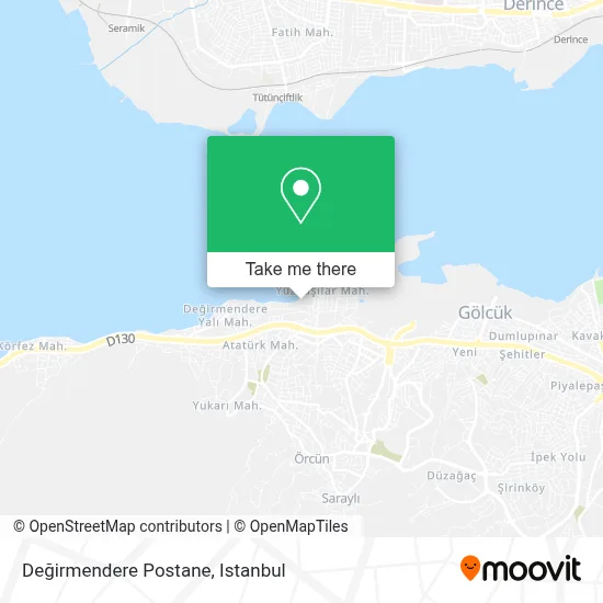 Değirmendere Postane map