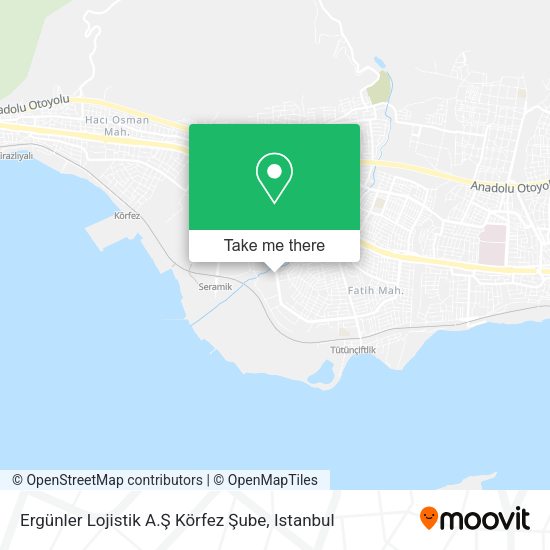 Ergünler Lojistik A.Ş Körfez Şube map