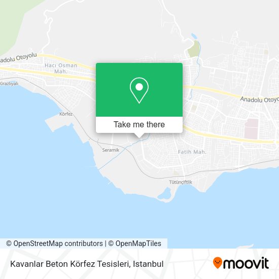 Kavanlar Beton Körfez Tesisleri map