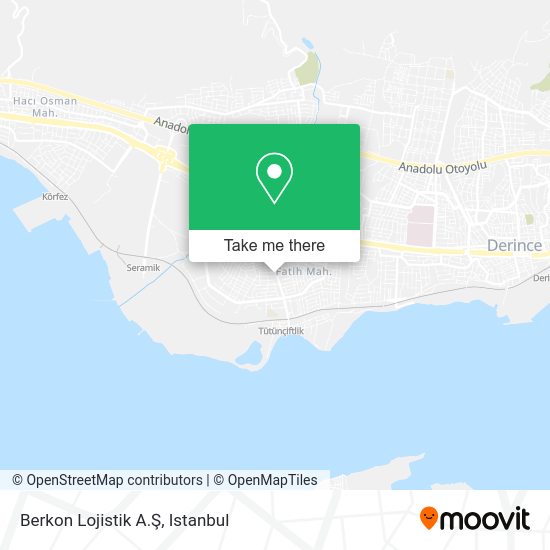 Berkon Lojistik A.Ş map