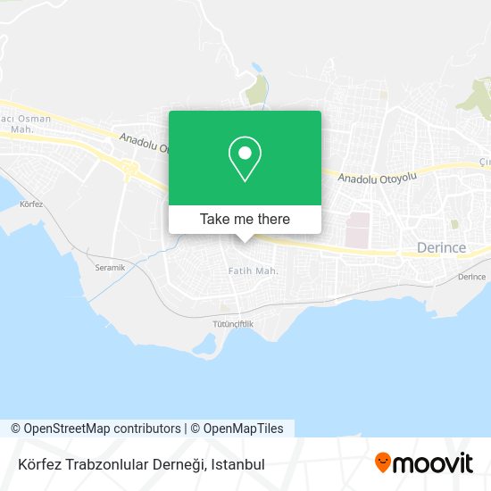 Körfez Trabzonlular Derneği map