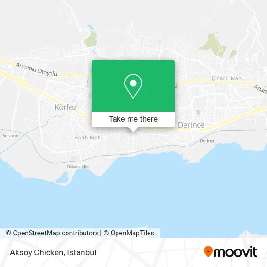 Aksoy Chicken map