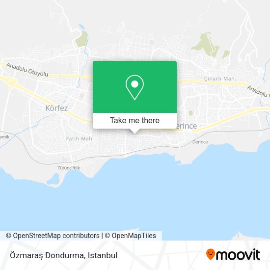 Özmaraş Dondurma map