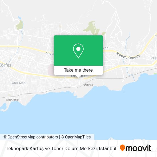 Teknopark Kartuş ve Toner Dolum Merkezi map