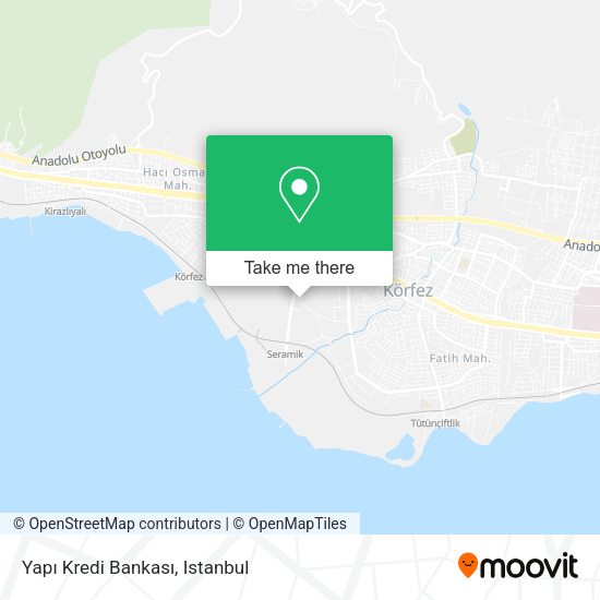 Yapı Kredi Bankası map