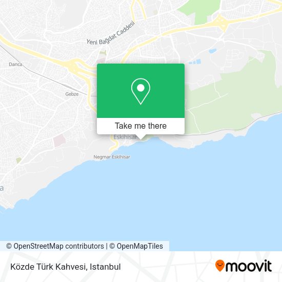 Közde Türk Kahvesi map