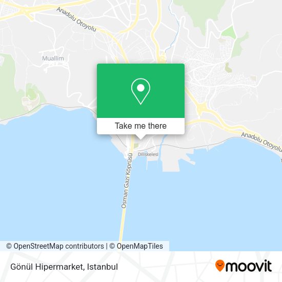 Gönül Hipermarket map