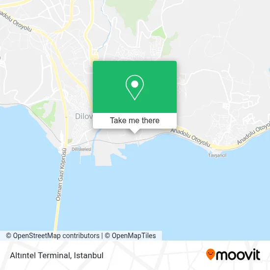 Altıntel Terminal map