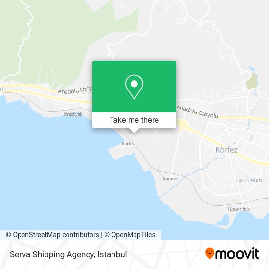 Serva Shipping Agency map