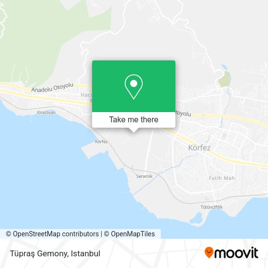 Tüpraş Gemony map