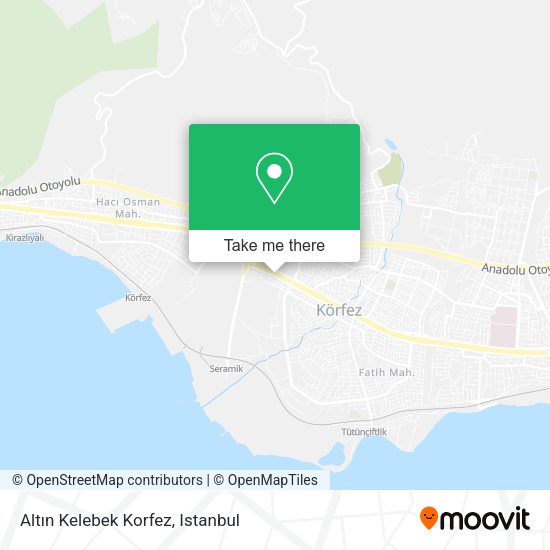 Altın Kelebek Korfez map