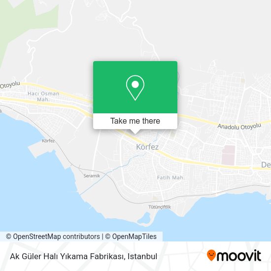 Ak Güler Halı Yıkama Fabrikası map
