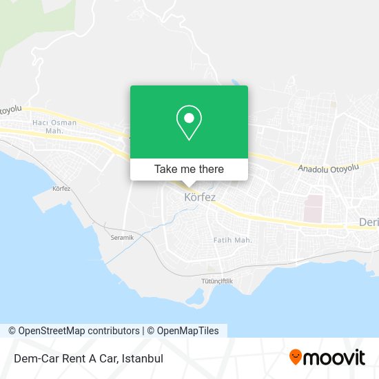 Dem-Car Rent A Car map