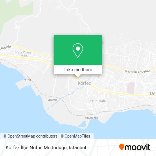 Körfez İlçe Nüfus Müdürlüğü map