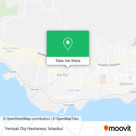 Yeniyalı Diş Hastanesi map