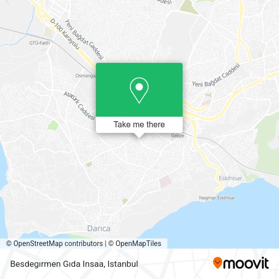 Besdegırmen Gıda Insaa map
