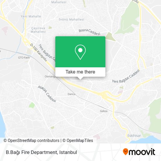 B.Bağı Fire Department map