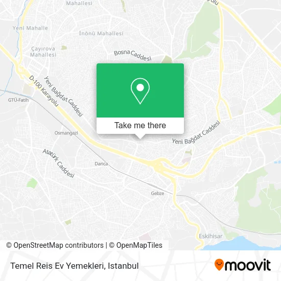 Temel Reis Ev Yemekleri map