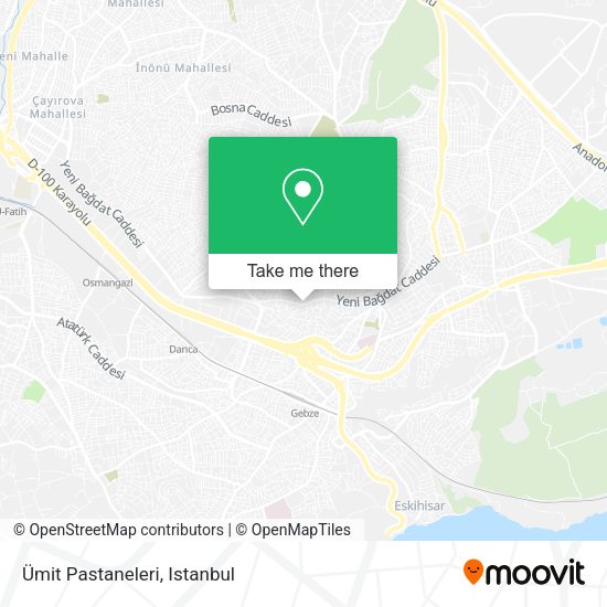 Ümit Pastaneleri map