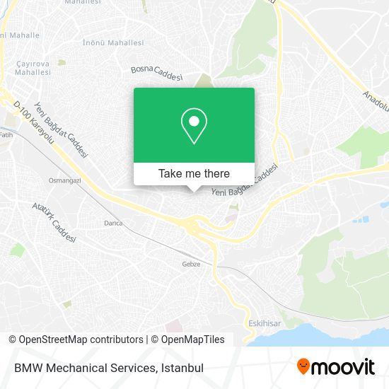 BMW Mechanical Services map