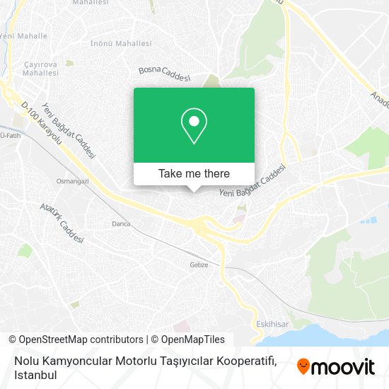 Nolu Kamyoncular Motorlu Taşıyıcılar Kooperatifi map