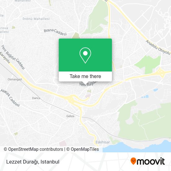 Lezzet Durağı map