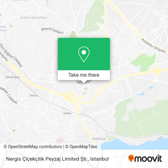 Nergis Çiçekçilik Peyzaj Limited Şti. map