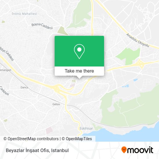 Beyazlar İnşaat Ofis map