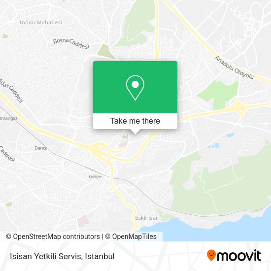 Isisan Yetkili Servis map