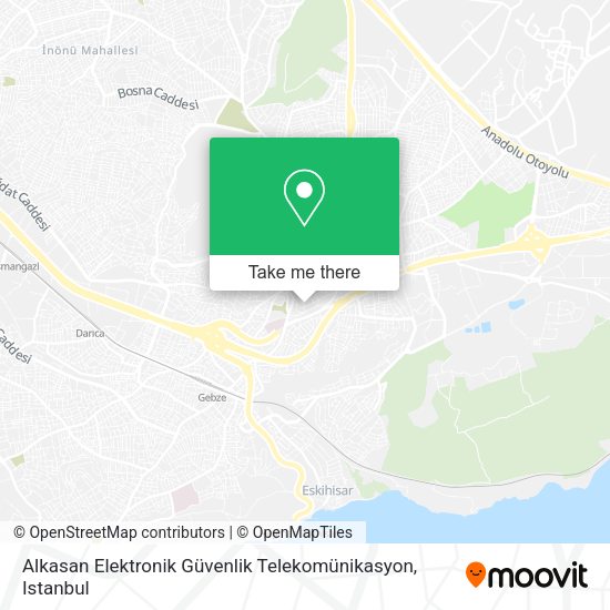 Alkasan Elektronik Güvenlik Telekomünikasyon map