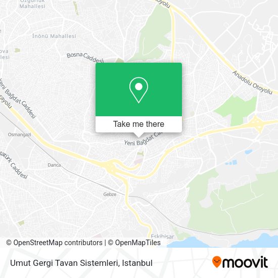 Umut Gergi Tavan Sistemleri map