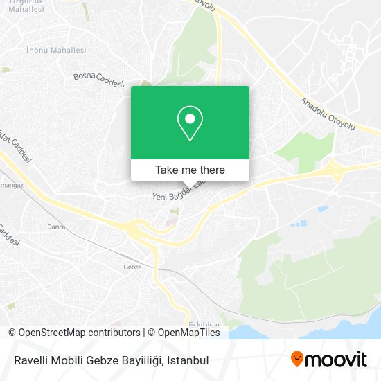 Ravelli Mobili Gebze Bayiiliği map
