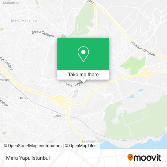 Mefa Yapı map