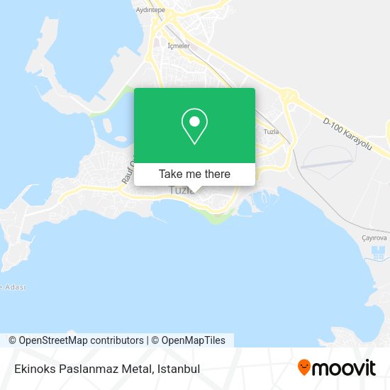 Ekinoks Paslanmaz Metal map