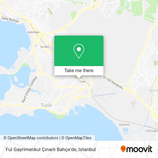 Ful Gayrimenkul Çınarlı Bahçe'de map