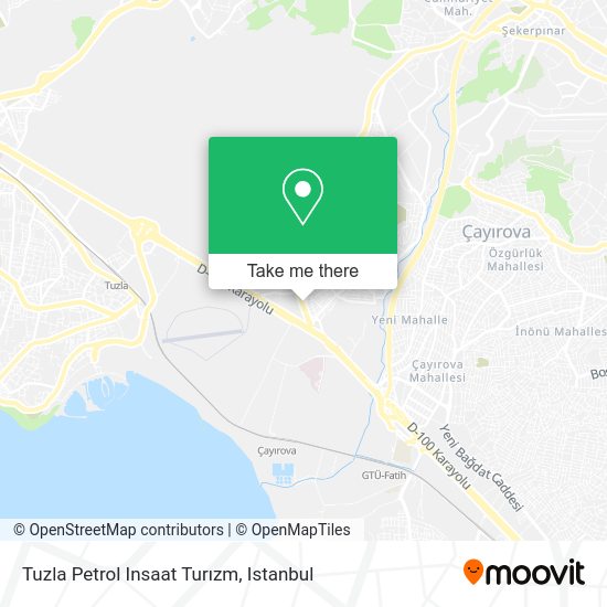 Tuzla Petrol Insaat Turızm map