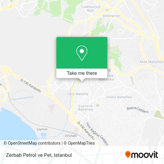 Zerbab Petrol ve Pet map
